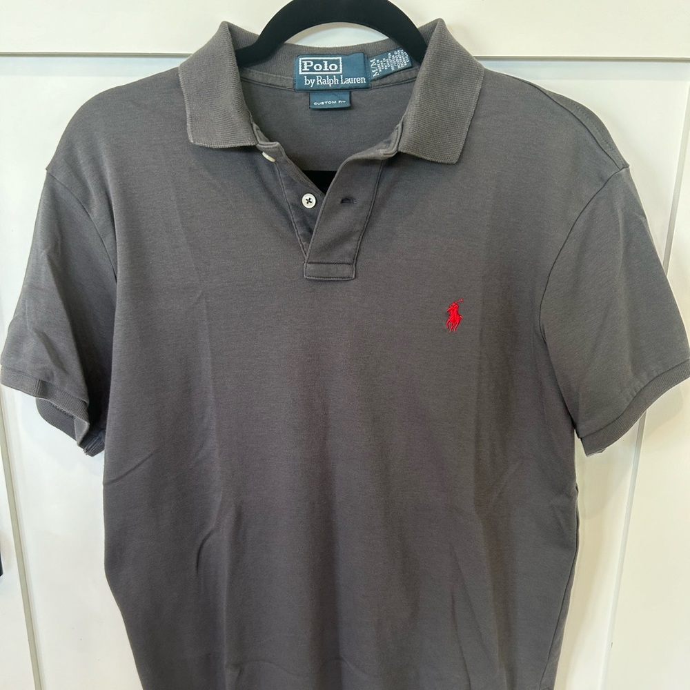 Ralph Lauren | Men's Gray Polo Shirt (Medium)